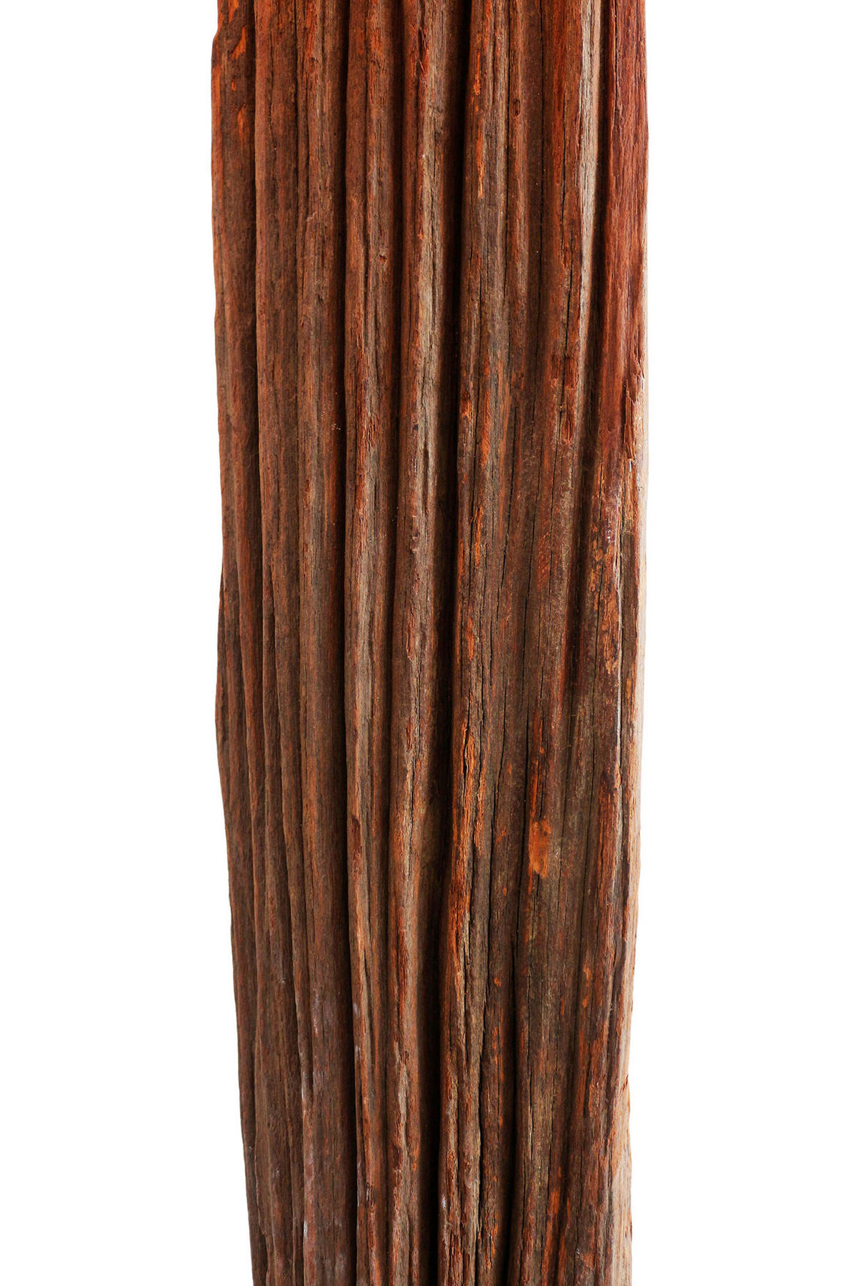 STEHLEUCHTE  30/175/30 cm   - Schwarz/Naturfarben, Design, Holz/Textil (30/175/30cm) - P & B