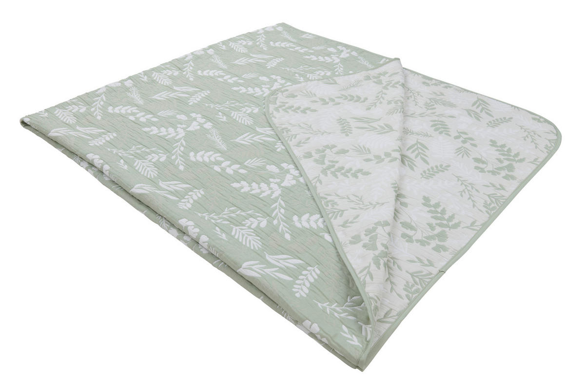 PREKRIVAČ 220/240 cm  MELLOW  - žalfijazelena, Konvencionalno, tekstil (220/240cm) - Esposa