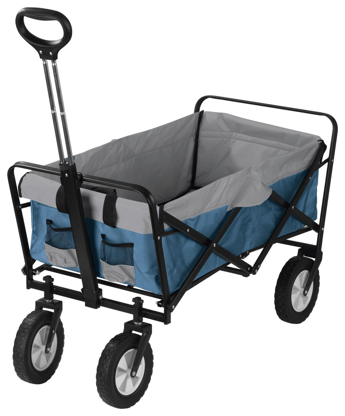 BOLLERWAGEN EASYmaxx Blau, Grau, Schwarz 100/50/61 cm  - Blau/Schwarz, MODERN, Kunststoff/Metall (100/50/61cm)