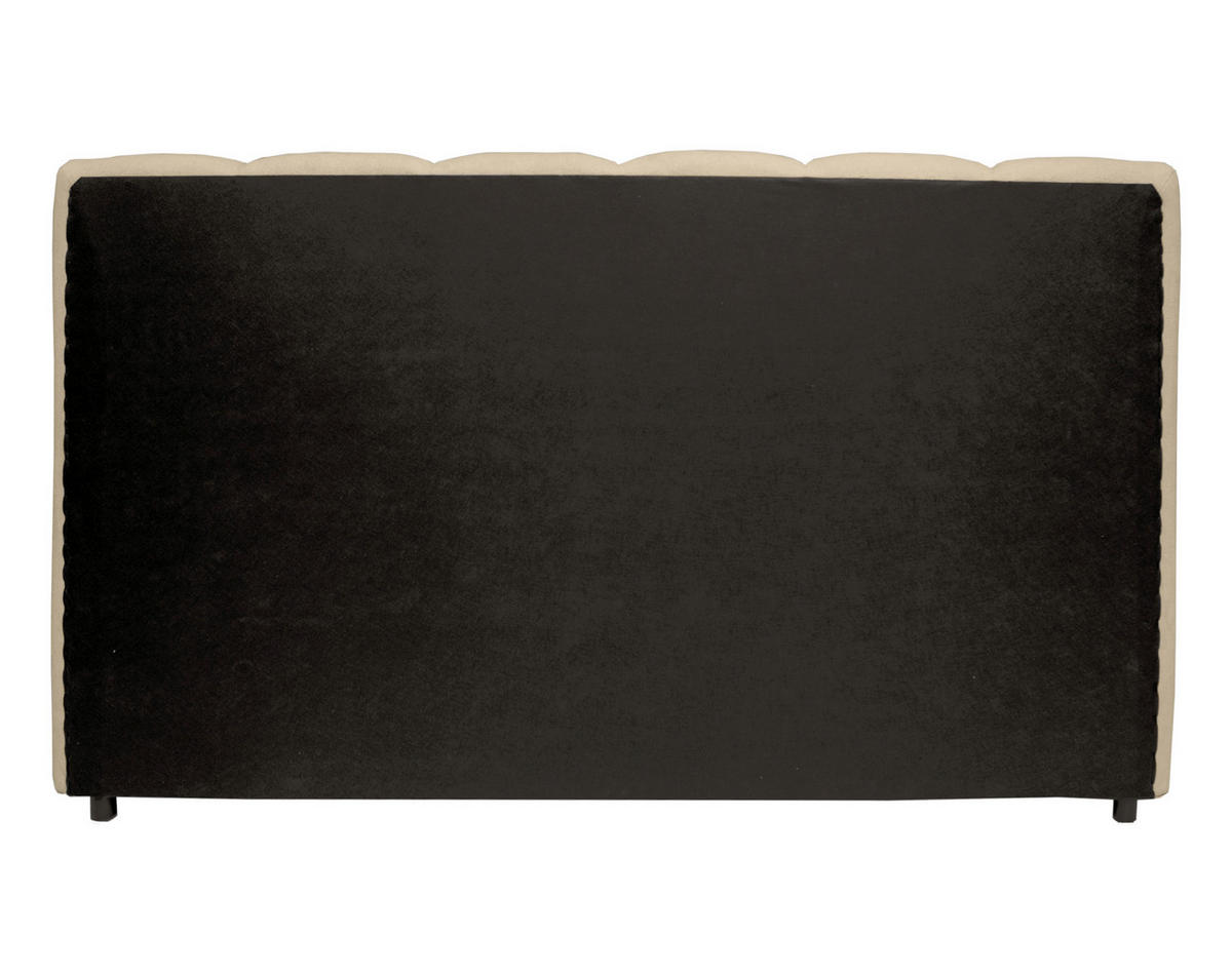 POLSTERBETT 180/200 cm  in Ecru  - Ecru/Schwarz, Konventionell, Holz/Kunststoff (180/200cm) - Carryhome