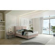 BOXSPRINGBETT 160/200 cm,  in Creme, Matratze, H2 + H2 = mittel  - Creme/Schwarz, Design, Kunststoff/Textil (160/200cm) - Dieter Knoll