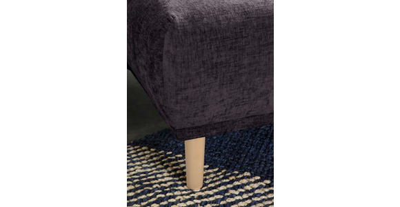 ECKSOFA Dunkelgrau Flachgewebe - Dunkelgrau/Buchefarben, KONVENTIONELL, Holz/Textil (230/144cm) - Carryhome