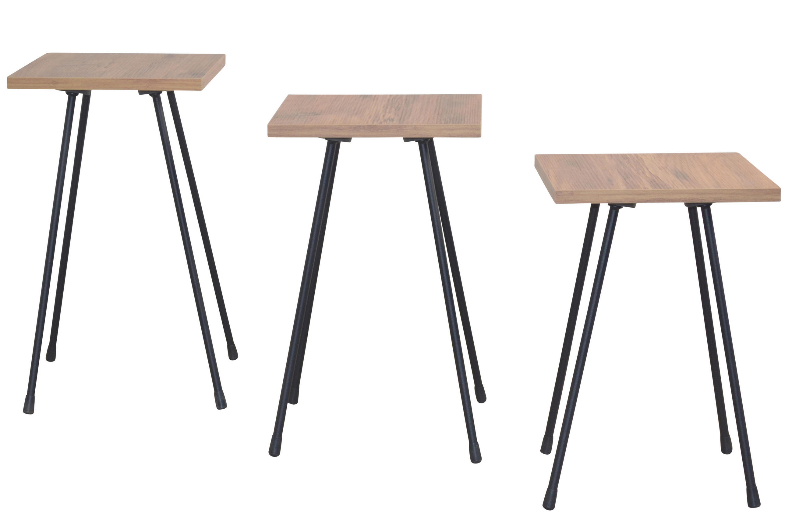 Mid.you Beistelltischset Eiche 29x52x29 cm