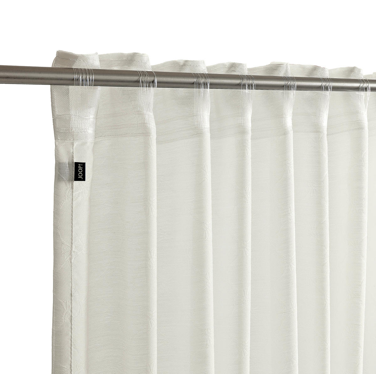 FERTIGVORHANG transparent  - Weiss, Basics, Textil (130/250cm) - Joop!