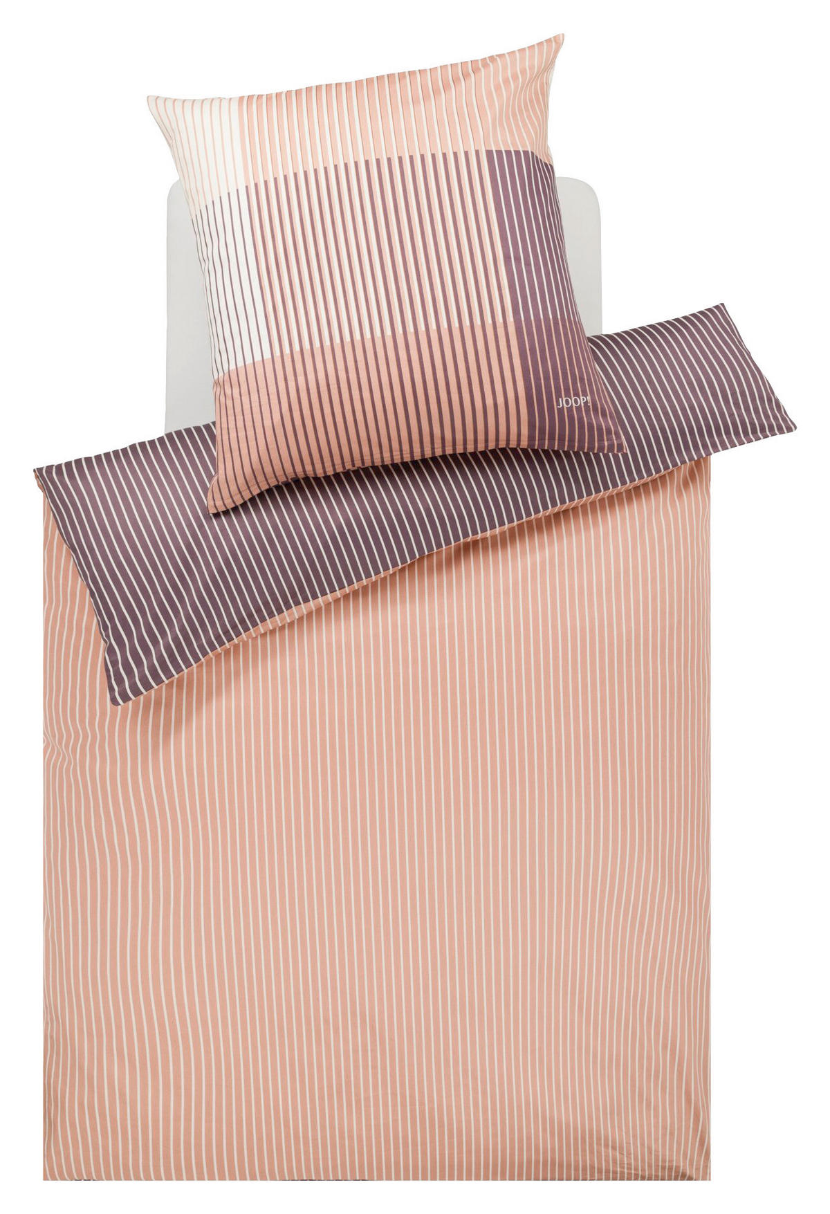 BETTWÄSCHE Joop! Divided Makosatin 155/220 cm  - Braun, Basics, Textil (155/220cm) - Joop!
