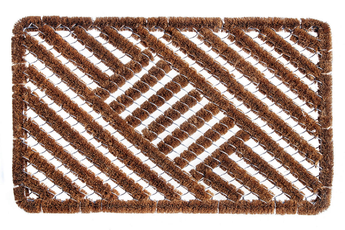 KOKOSMATTE  45/75 cm  Hellbraun  - Hellbraun, Basics, Naturmaterialien/Metall (45/75cm)