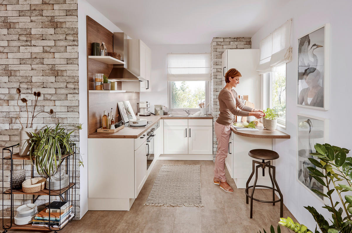 EINBAUKÜCHE   - LIFESTYLE, Holzwerkstoff - Celina