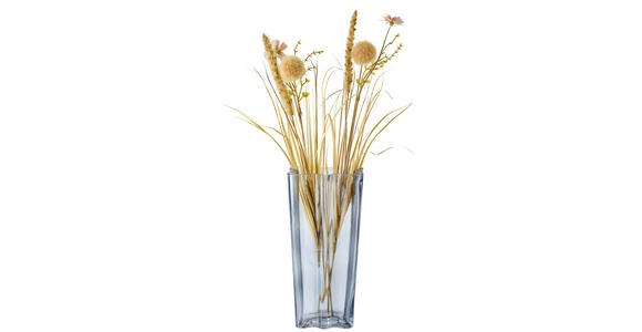 VASE 25 cm  - Grau, Design, Glas (12/25/9cm) - Ambia Home