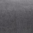 ECKSOFA Dunkelgrau Velours  - Dunkelgrau/Schwarz, KONVENTIONELL, Textil/Metall (226/155cm) - Carryhome