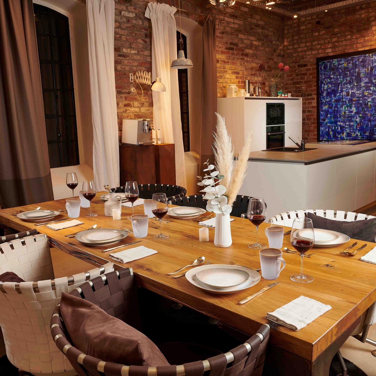 KOMBISERVICE La Sinfonia 16-teilig  - Weiss/Beige, Basics, Keramik (39,5/34,8/35,5cm) - Mäser