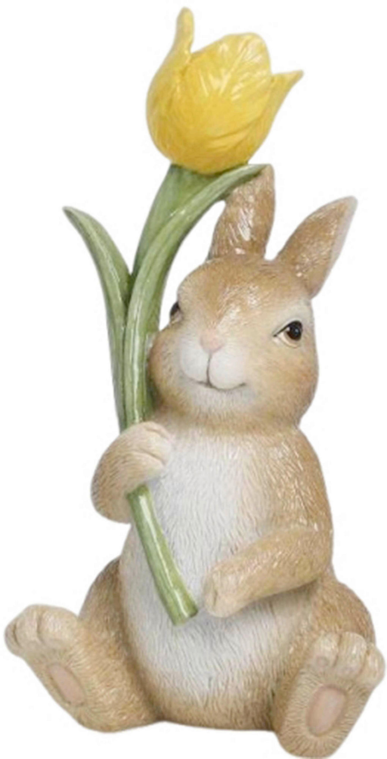 DEKOHASE - Gelb/Braun, LIFESTYLE, Kunststoff (8,9/17,7/7,3cm)