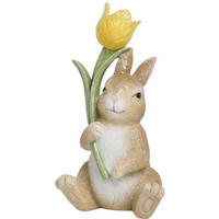 DEKOHASE - Gelb/Braun, LIFESTYLE, Kunststoff (8,9/17,7/7,3cm)