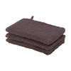 WASCHHANDSCHUHSET London Aubergine 3-teilig  - Aubergine, Basics, Textil (16/22cm) - Aquanova