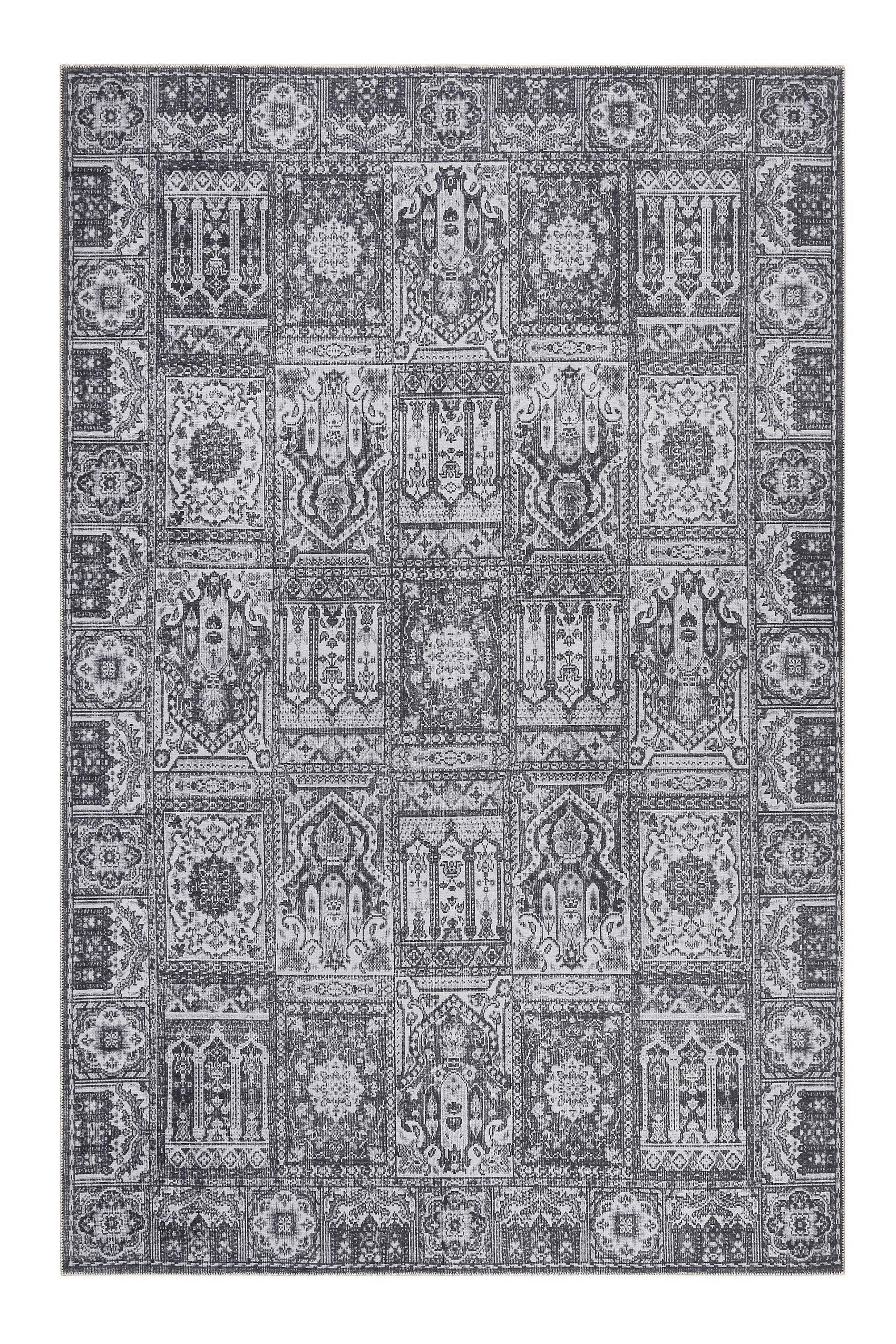 Wecon Home Flachwebeteppich Fresh Bachtiar Grau 80x150 cm