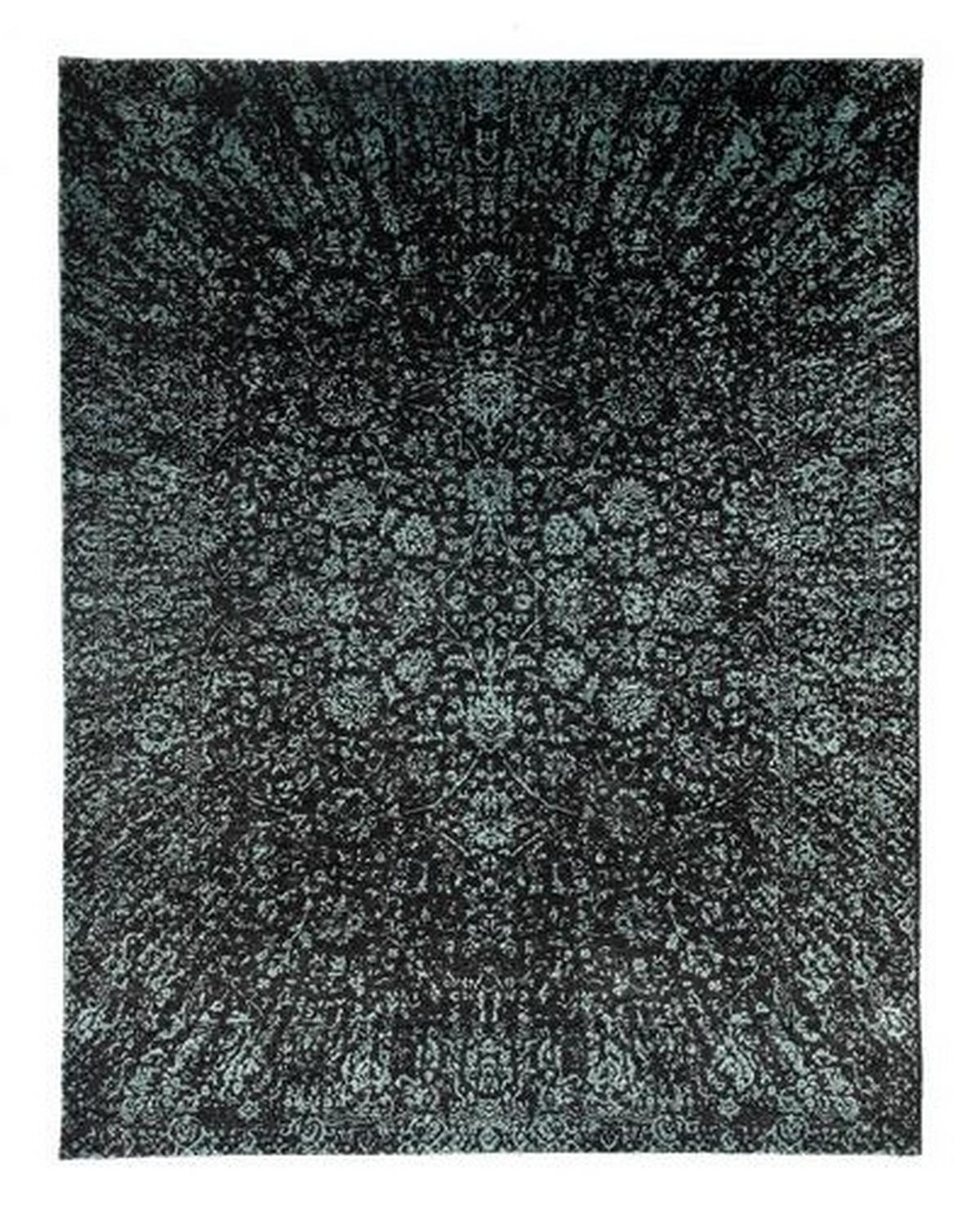ORIENTTEPPICH 70/140 cm Grau, Türkis  - Türkis/Grau, KONVENTIONELL, Textil (70/140cm) - Cazaris