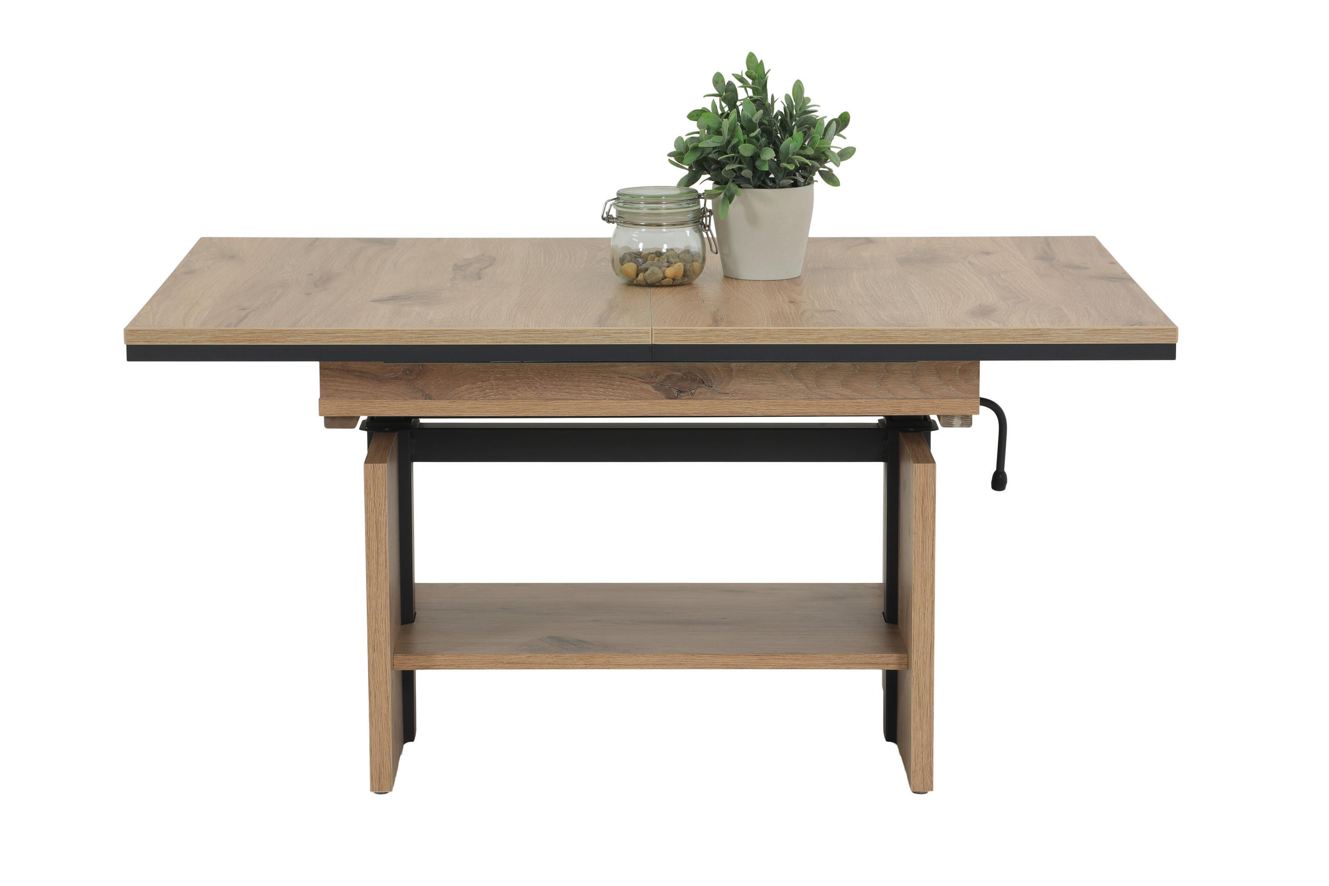COUCHTISCHSET 110-150/70/53-72 cm Eichefarben  - Eichefarben, Design, Holzwerkstoff (110-150/70/53-72cm) - Livetastic