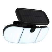 SOLARLEUCHTE - Opal/Schwarz, Basics, Kunststoff (27,9/14,8/15,3cm) - Globo