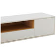 LOWBOARD  in 150/30/40 cm  - Eichefarben/Weiß, Design, Holzwerkstoff (150/30/40cm) - Xora