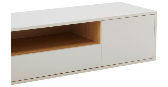 LOWBOARD  in 150/30/40 cm  - Eichefarben/Weiß, Design, Holzwerkstoff (150/30/40cm) - Xora