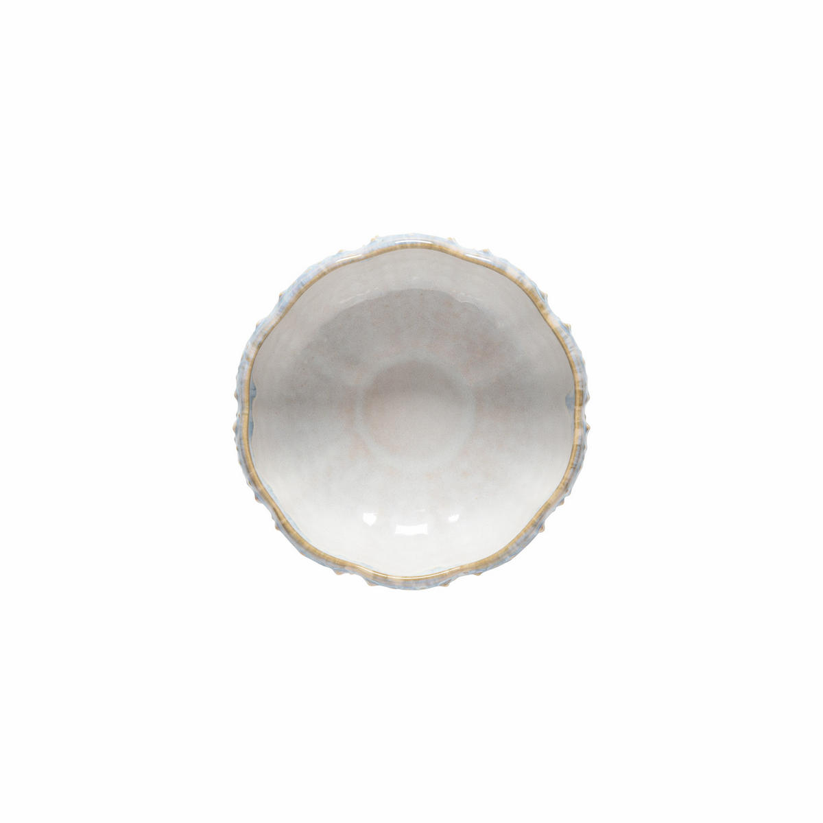 SCHÜSSELSET BRISA 6-teilig  - Blau/Weiß Hochglanz, Basics, Keramik (18/7cm) - Costa Nova