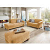HOCKER in Textil Senfgelb  - Senfgelb/Naturfarben, Konventionell, Holz/Textil (101/45/66cm) - Sit & More