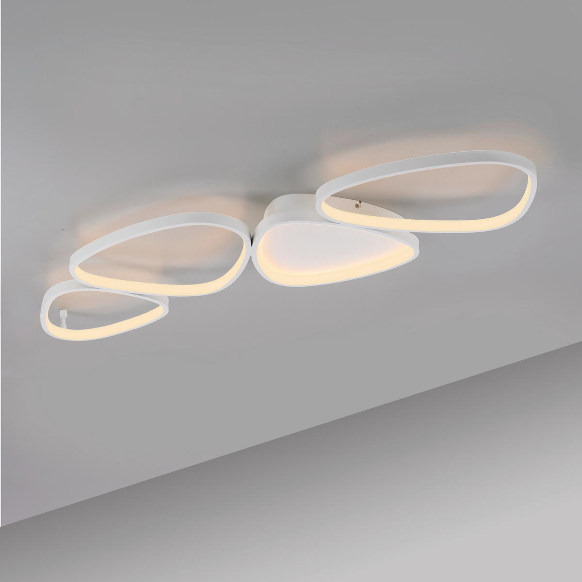LED-DECKENLEUCHTE 116/38/6,2 cm   - Weiß, Design, Kunststoff/Metall (116/38/6,2cm) - Schöner Wohnen