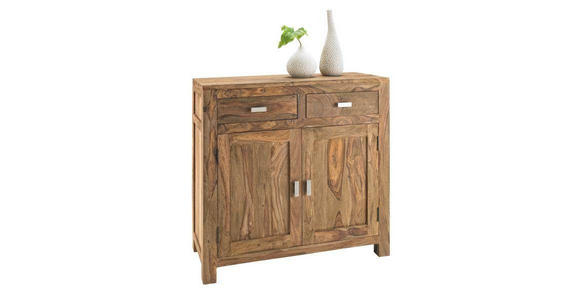 KOMMODE Inka in 90/86/40 cm - Messingfarben/Naturfarben, LIFESTYLE, Holz/Metall (90/86/40cm) - Landscape