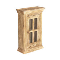 HÄNGESCHRANK 44/70/20 cm  - Naturfarben, Design, Glas/Holz (44/70/20cm) - MID.YOU