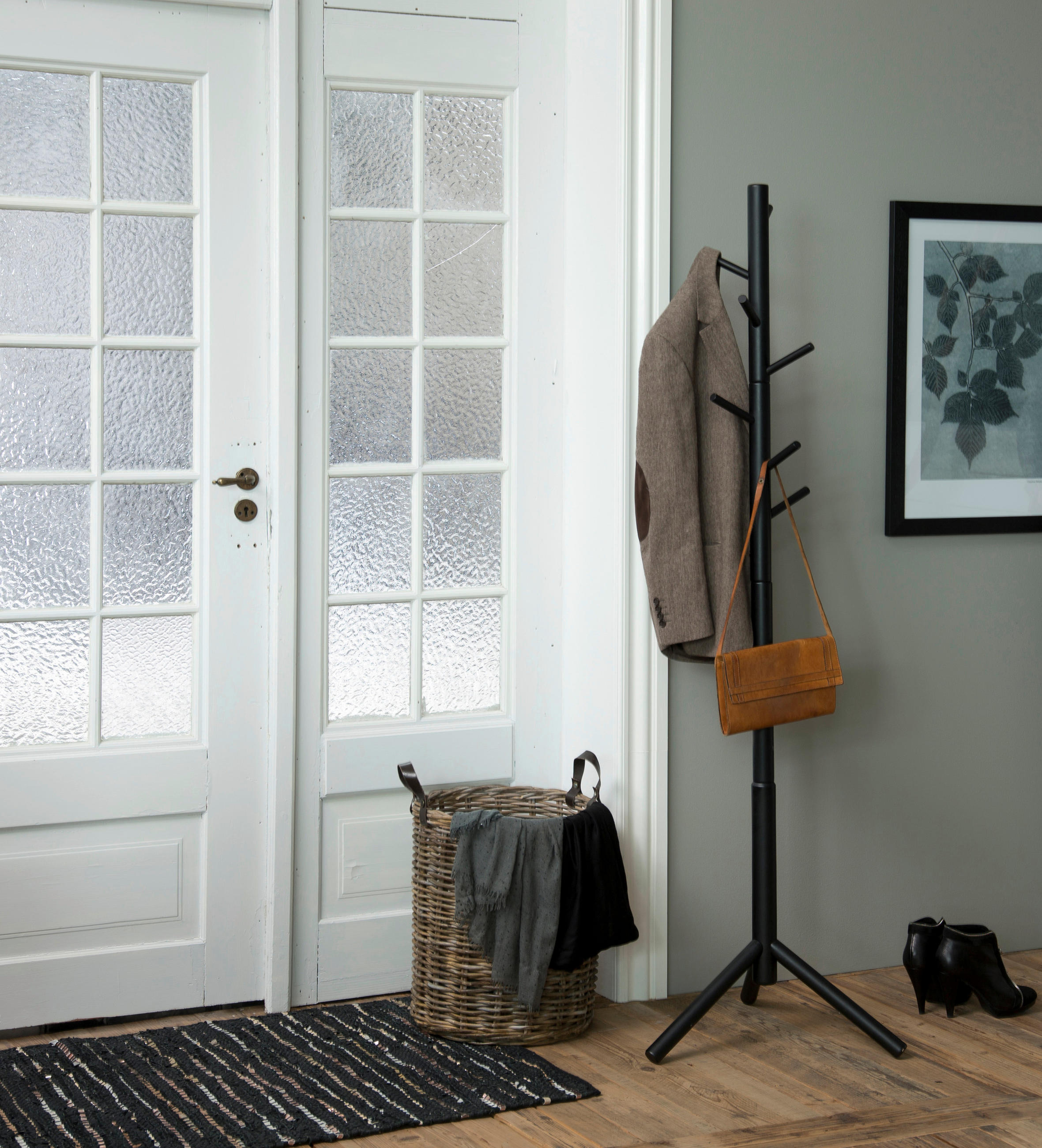 KLÄDSTÄLLNING i svart  51/176 cm  - svart, Trend, trä (51/176cm) - Best Price