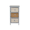 KOMMODE  in  - Creme/Hellgrau, Design, Holz/Textil (25/30/58cm) - MID.YOU