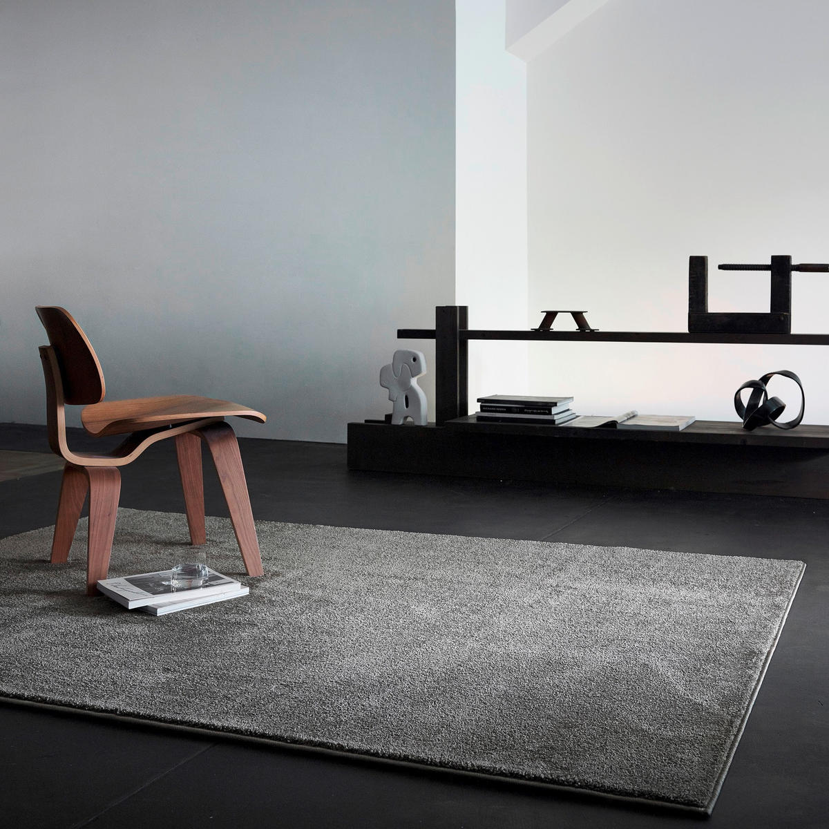 WEBTEPPICH 80/150 cm Lotta Grau  - Grau, Design, Textil (80/150cm) - Novel