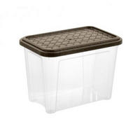 BOX S VEKOM 4,6l l - hnedá, Basics, plast (26.2/17/18.8cm)