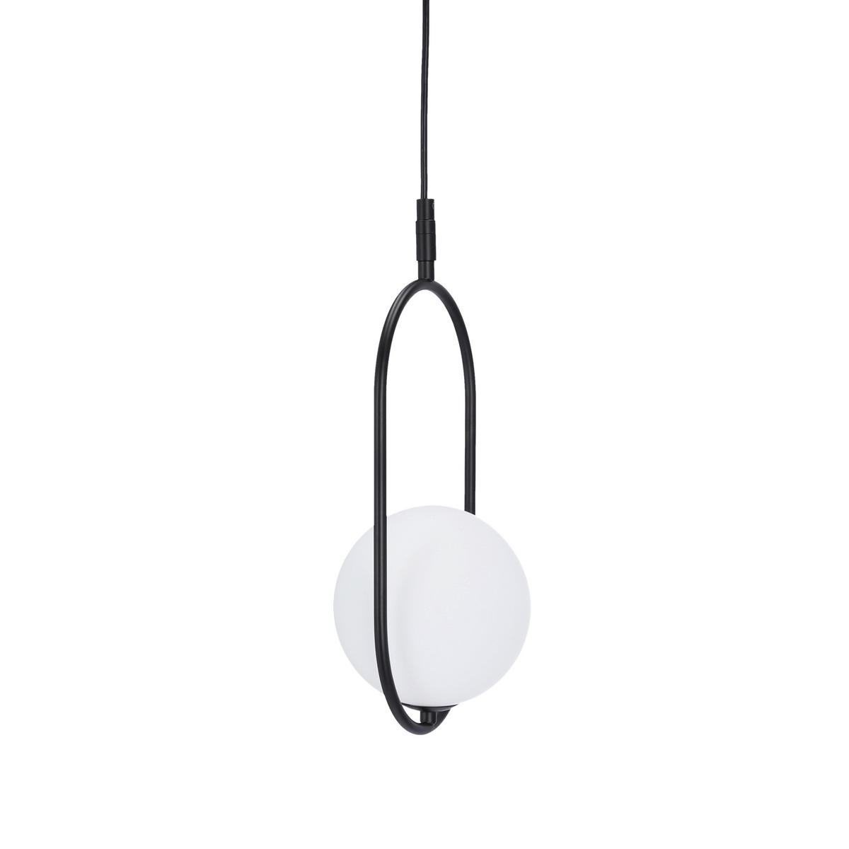 PENDELLAMPA Cordel 18.5/15/120 cm  - vit/svart, Design, metall (18.5/15/120cm)