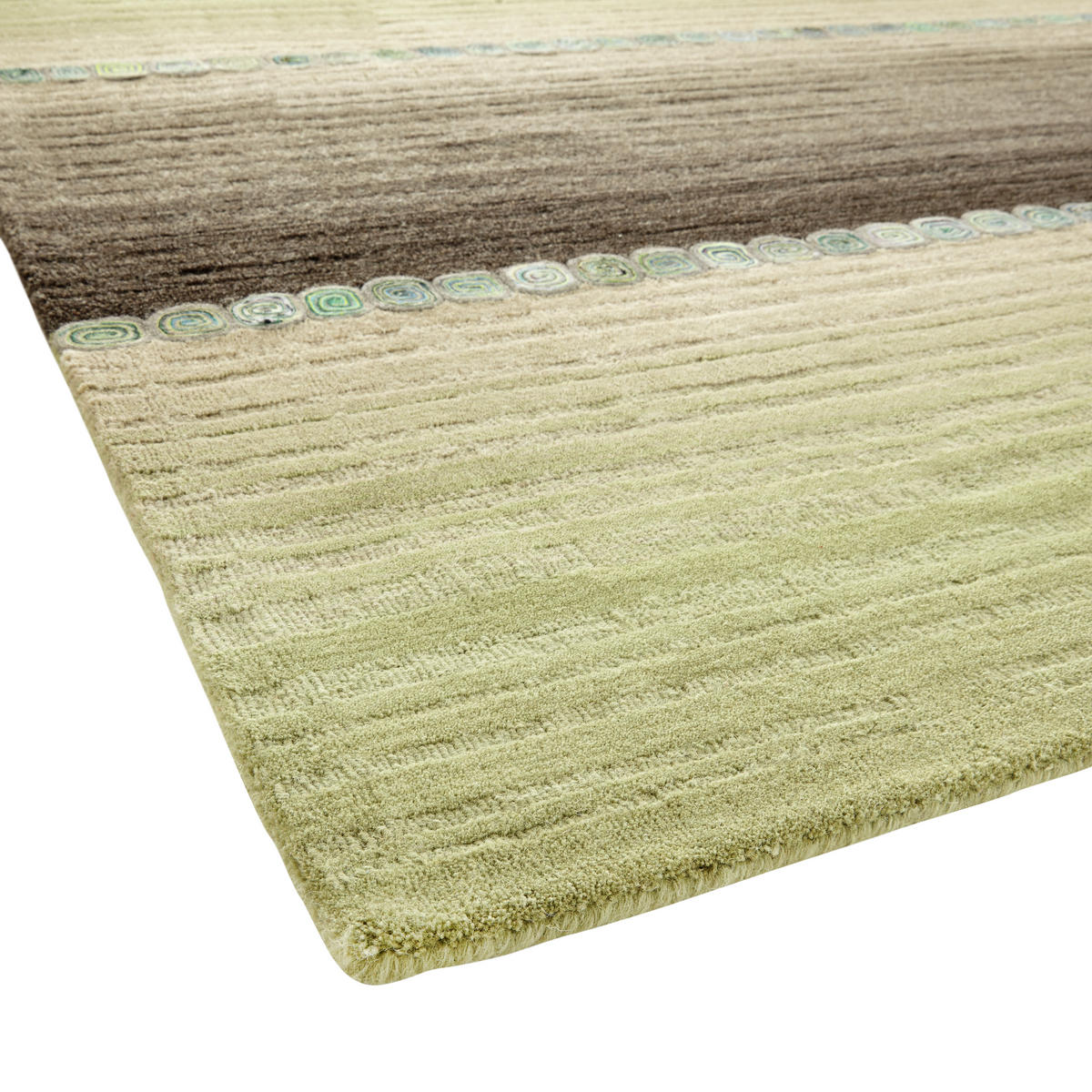 ORIENTALISK MATTA 80/200 cm Twilight in Green  - grön/grå, Klassisk, textil (80/200cm) - Cazaris