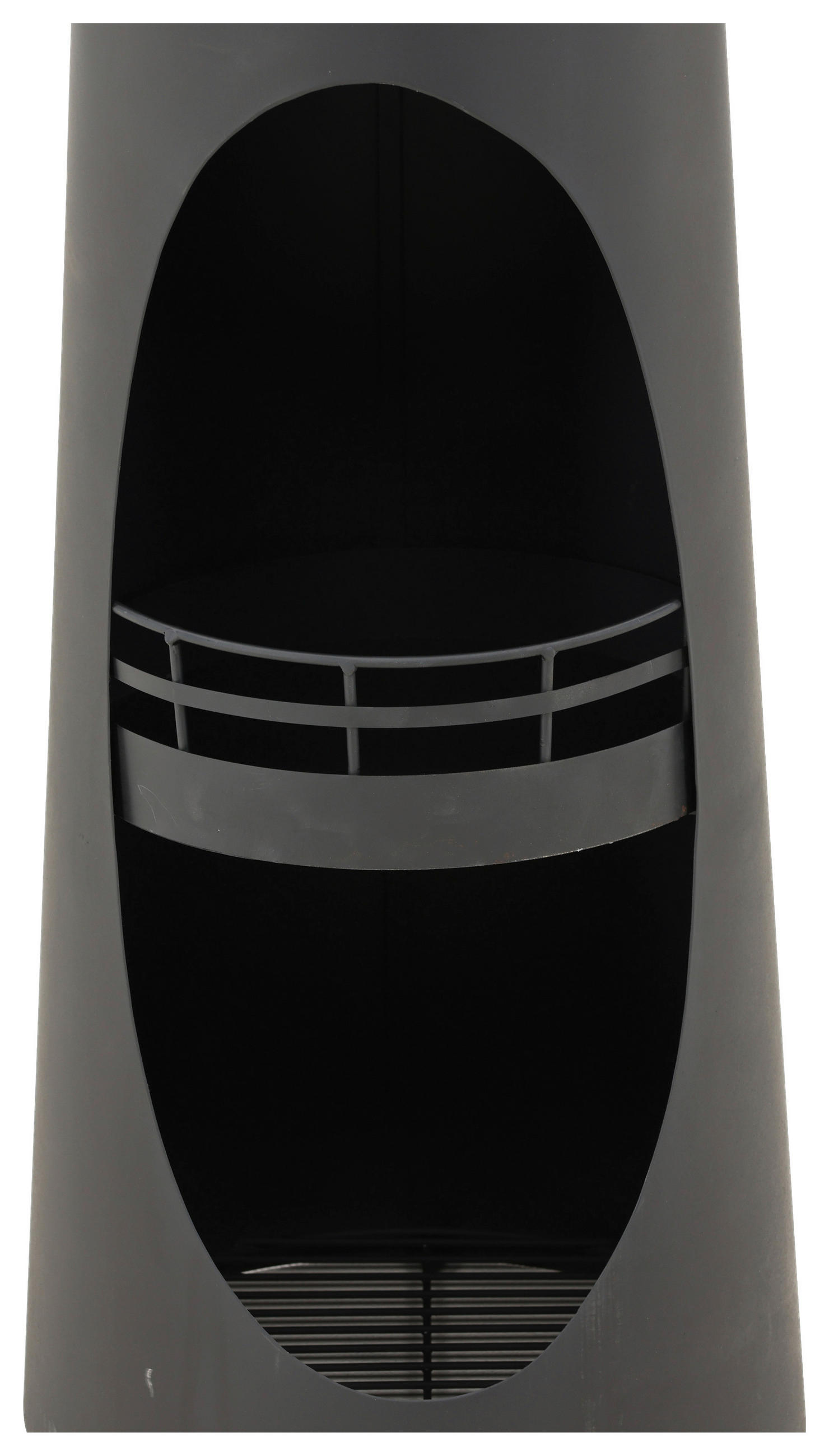 Thumbnail - Gardenson Feuerstelle, Schwarz, Metall, zylindrisch, 33x135x33 cm, hitzebeständig, Freizeit, Campingzubehör, Feuerschale...