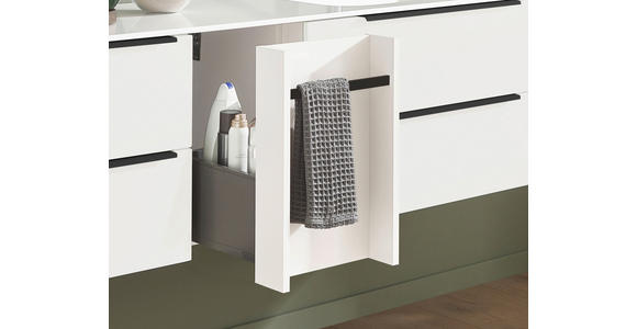 BADEZIMMER  in 150,8 cm  - Kaschmir/Alufarben, Natur, Holzwerkstoff/Stein (150,8cm) - Novel