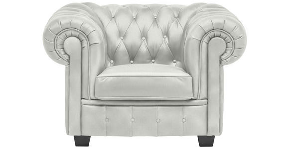 CHESTERFIELD-SESSEL - Wengefarben/Naturfarben, LIFESTYLE, Holz/Textil (115/76,5/96cm) - Landscape
