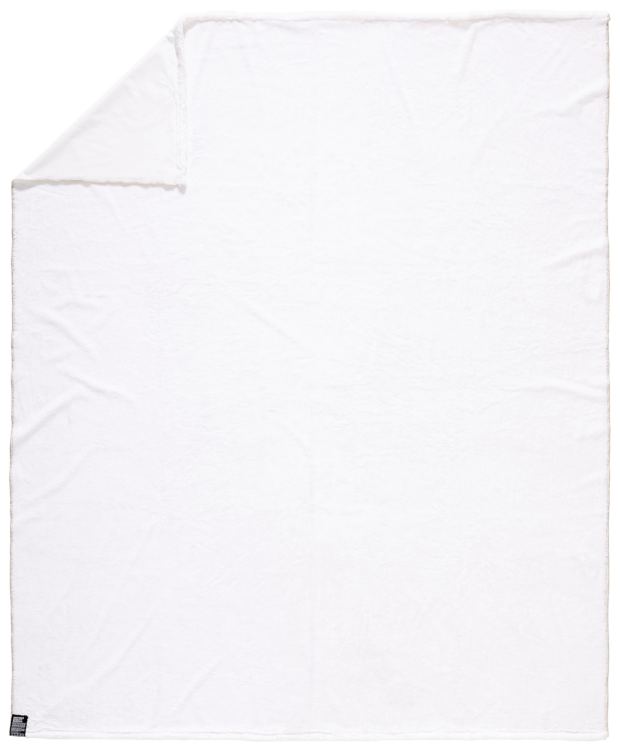 FELLDECKE REBORN BLISS 140/190 cm  - Weiß, KONVENTIONELL, Textil (140/190cm) - Zoeppritz