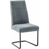 SCHWINGSTUHL  in Cord  - Jadegrün/Schwarz, Modern, Textil/Metall (50/102/63cm) - Carryhome