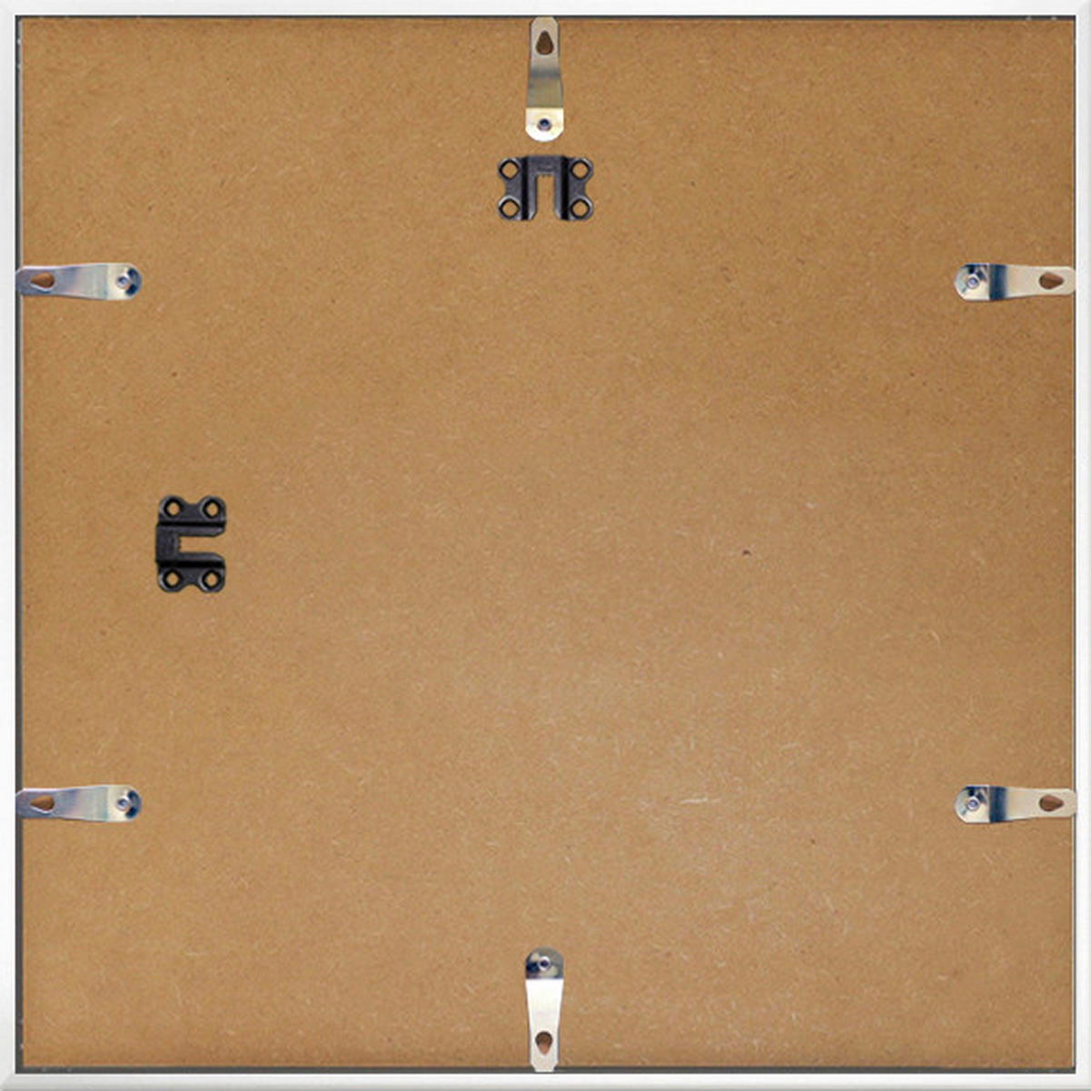 BILDERRAHMEN - Weiß Hochglanz, Basics, Papier/Holzwerkstoff (40/40/1,8cm)