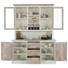 BUFFET Mangoholz, Akazie massiv Naturfarben, Weiß - Naturfarben/Weiß, LIFESTYLE, Glas/Holz (150 200 45cm) - Landscape BUFFET Mangoholz, Akazie massiv Naturfarben, Weiß - Naturfarben/Weiß, LIFESTYLE, Glas/Holz (150 200 45cm) - Landscape