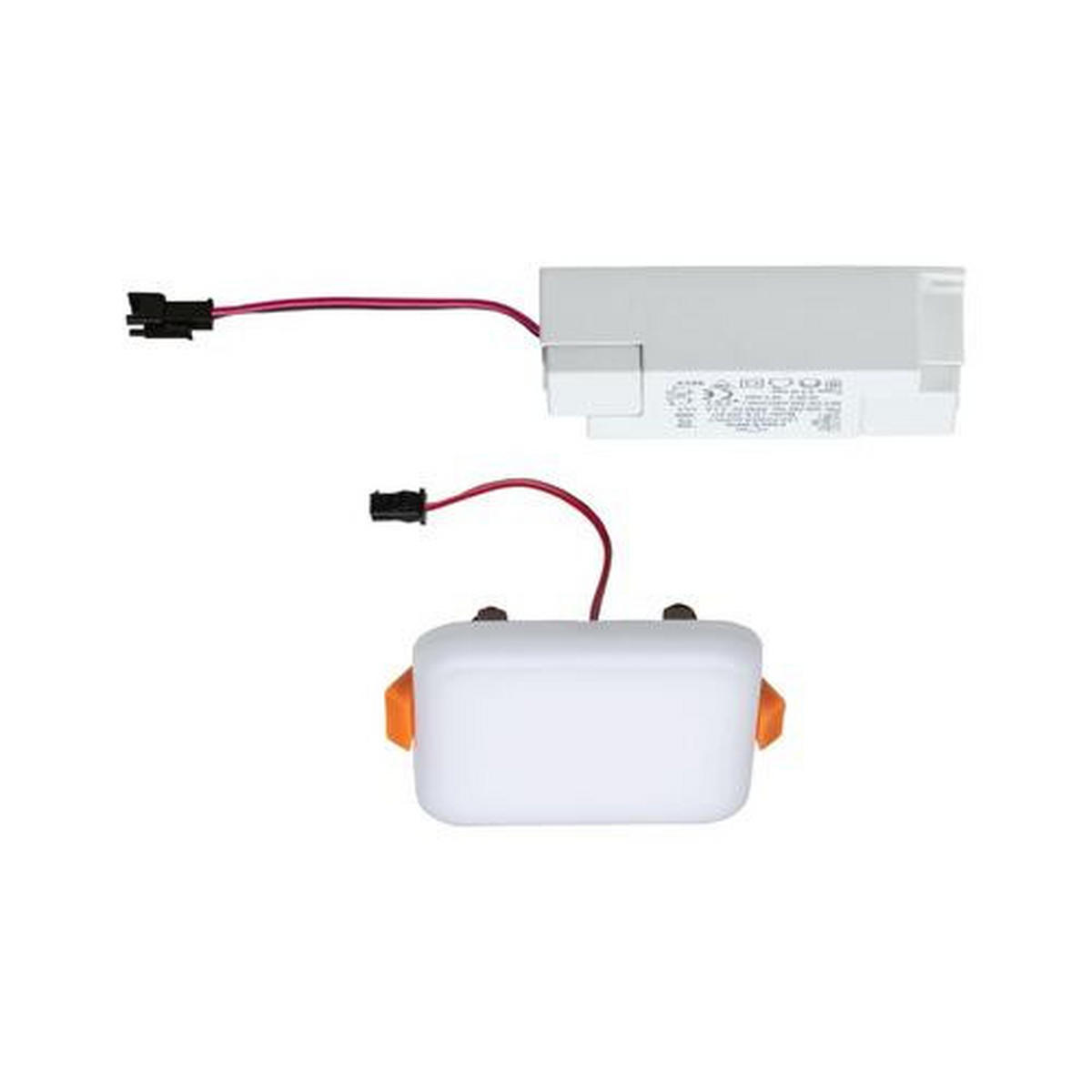 LED-PANEEL 7,5/7,5/1 cm   - Weiß, LIFESTYLE, Kunststoff (7,5/7,5/1cm) - Paulmann