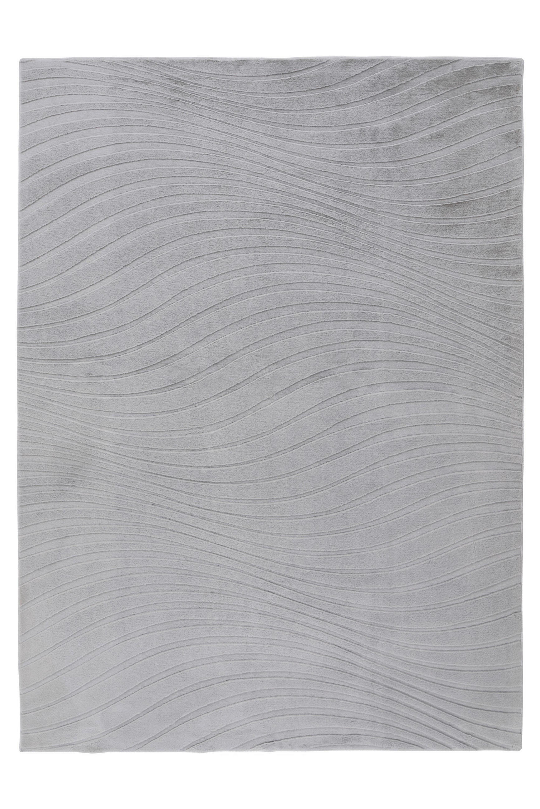 FLACHWEBETEPPICH 160/230 cm Silberfarben rechteckig  - Silberfarben, Basics, Textil (160/230cm) - Kayoom