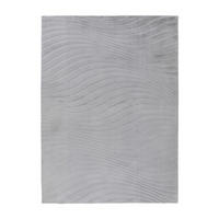 FLACHWEBETEPPICH 160/230 cm Silberfarben rechteckig  - Silberfarben, Basics, Textil (160/230cm) - Kayoom