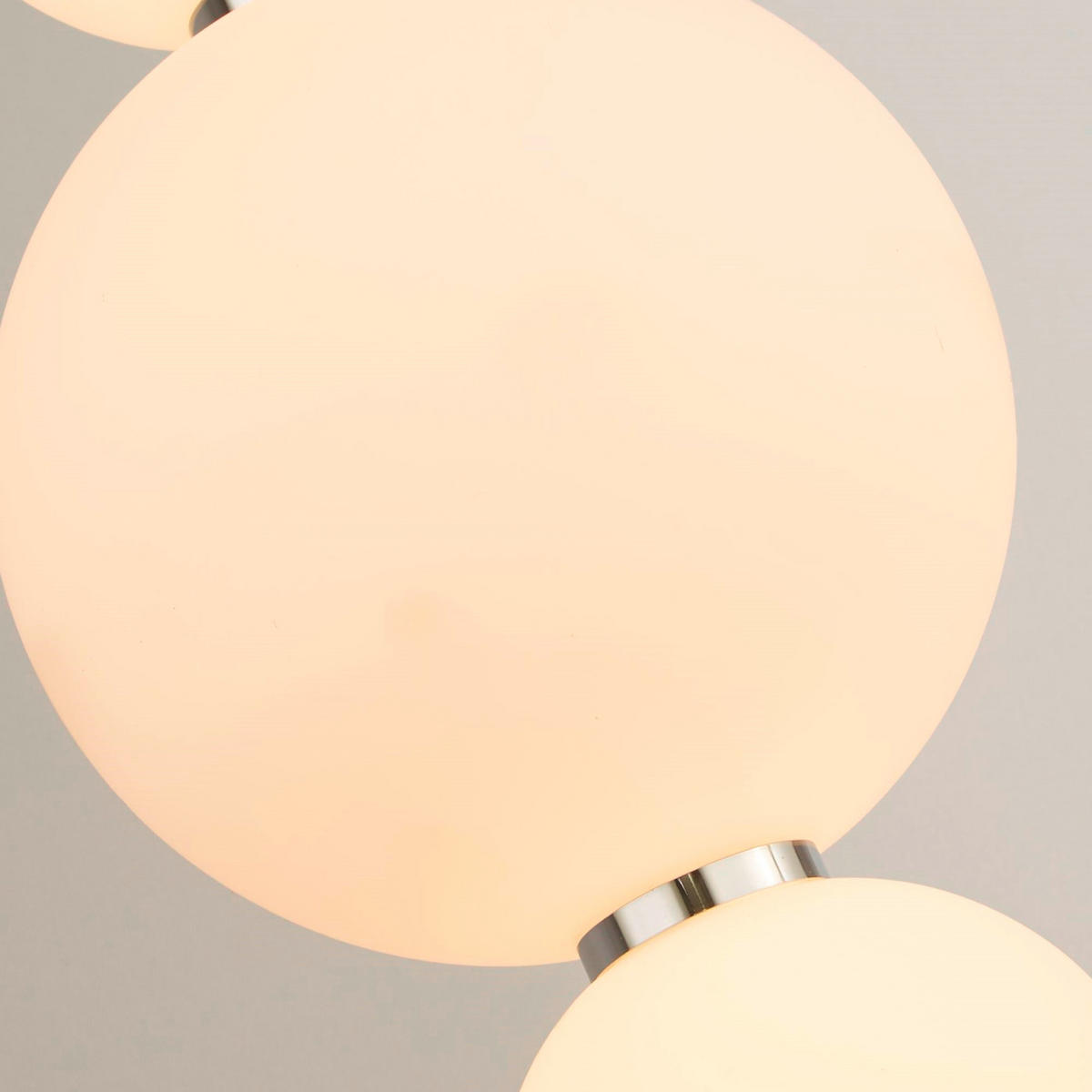 LED SVJETILJKA PODNA Snowball  - bijela/boje kroma, Basics, staklo/metal (25/151cm)