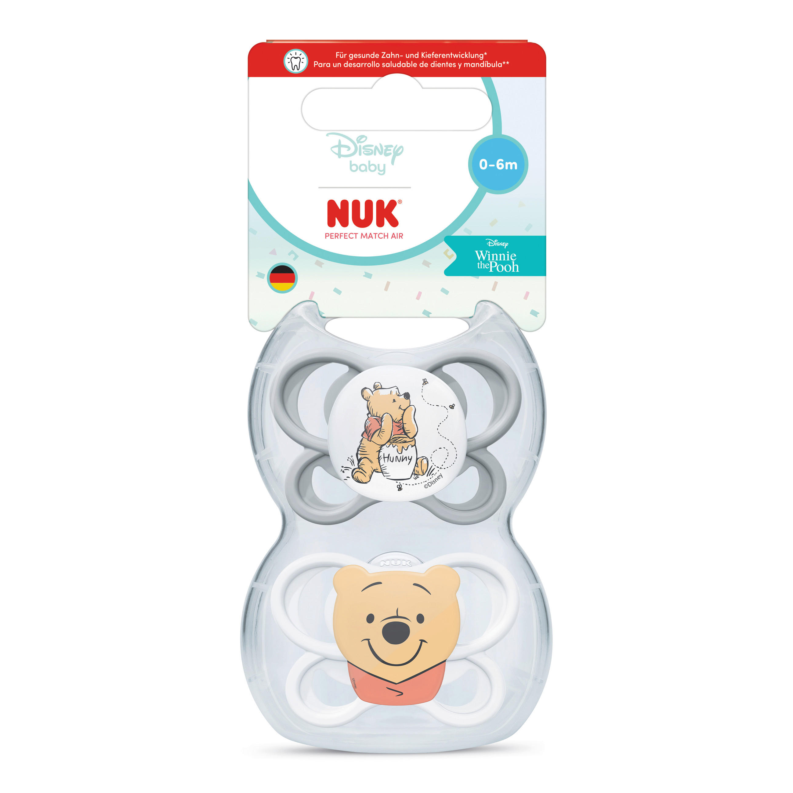 SCHNULLER - Multicolor, Basics, Kunststoff (5,3/6/13,5cm) - NUK