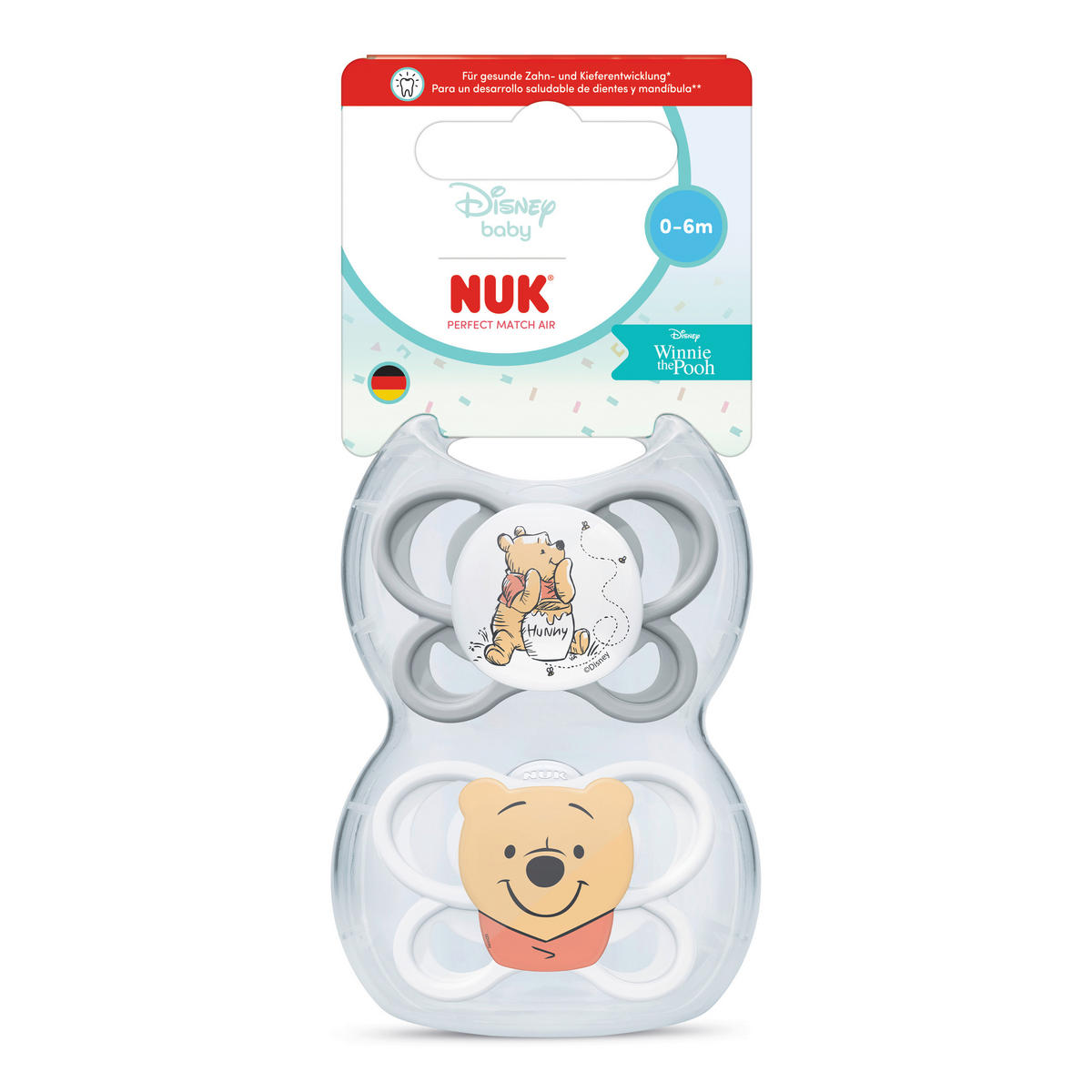 SCHNULLER - Multicolor, Basics, Kunststoff (5,3/6/13,5cm) - NUK