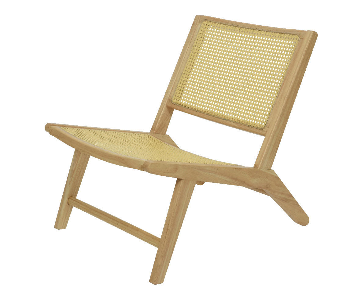 GARTENSTUHL Rattan Naturfarben  - Naturfarben, Basics, Naturmaterialien/Holz (70,00/60,00/68,50cm)