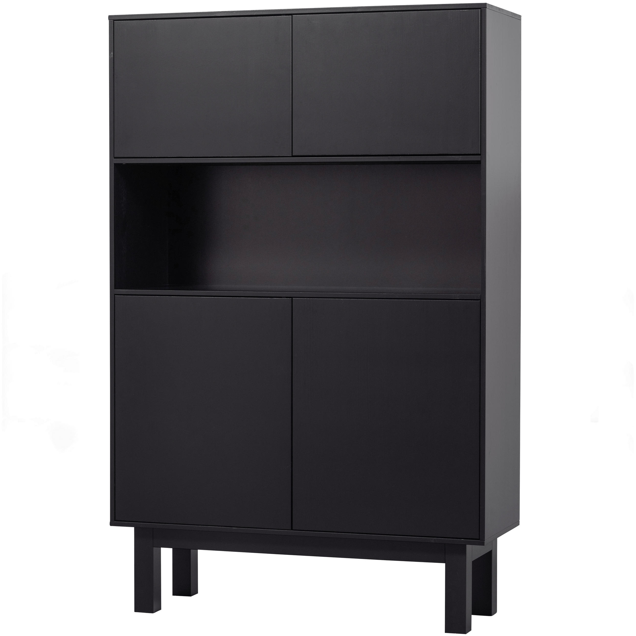 Livetastic Buffet Finca Schwarz 110x170x40 cm