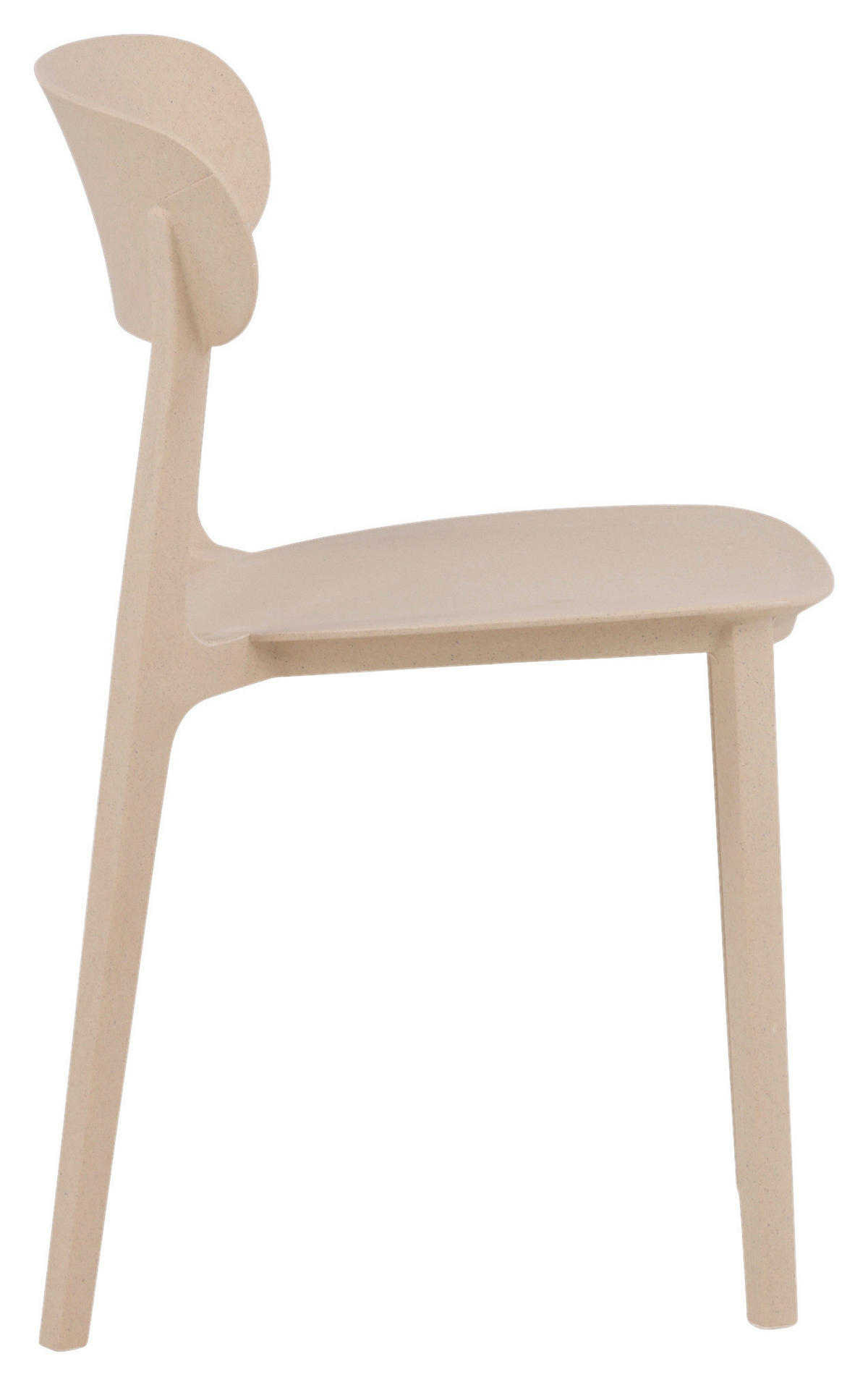 STUHL-SET 2 Stück  in  - Beige, Design, Holz/Kunststoff (50/78,5/52cm) - Livetastic
